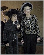 One of the items was a hat auctioned off by Willie Oates herself (a hat collector, designer and local celebrity).