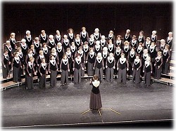 The Top of the Rock Chorus at the Region 25 Competition in Richardson, TX in April, 2003. 